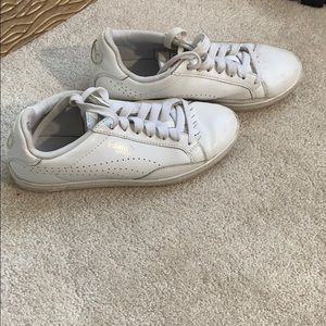 White Puma sneakers